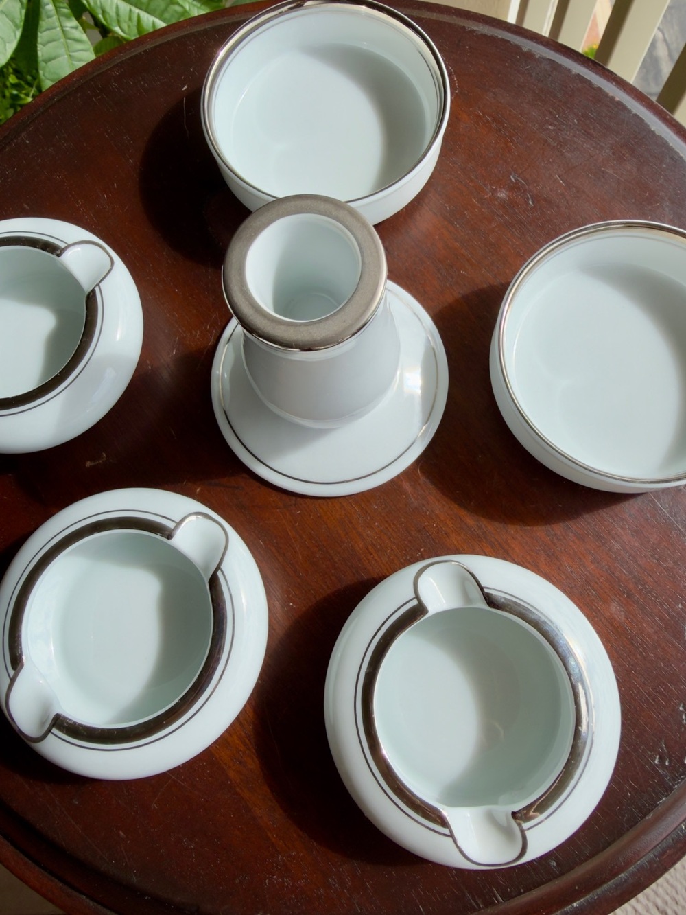 Fukagawa Arita Porcelain Smoking  and Accessories Collectibles Set